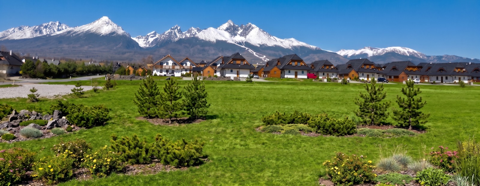 Chalety s pohľadom na Vysoké Tatry — Stará Lesná